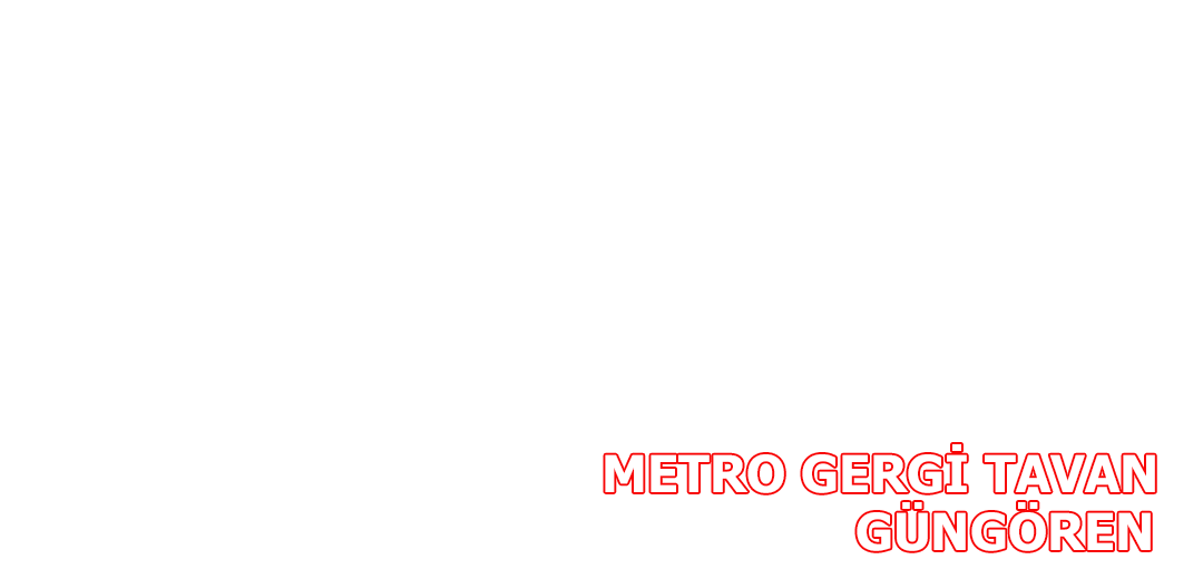 Metro Güngören gergi tavan