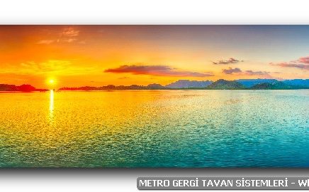 Metro Gergi Tavan için panoramik resim